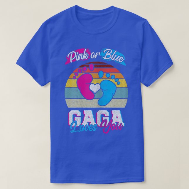 Camiseta Las Mujeres Gaga Rosa O Azul Te Ama La Revelación  (Diseño del anverso)