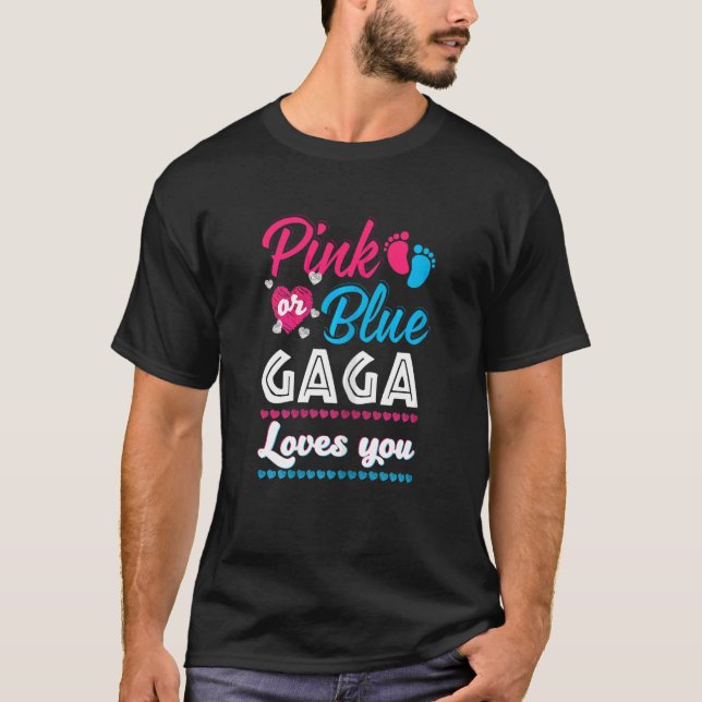 Camiseta Las Mujeres Gaga Rosa O Azul Te Amas La Revelación (Anverso)