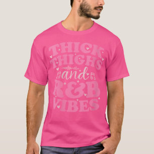 Camiseta Las Mujeres Gruesas Y Las Rb Vibes Cute Chica De R