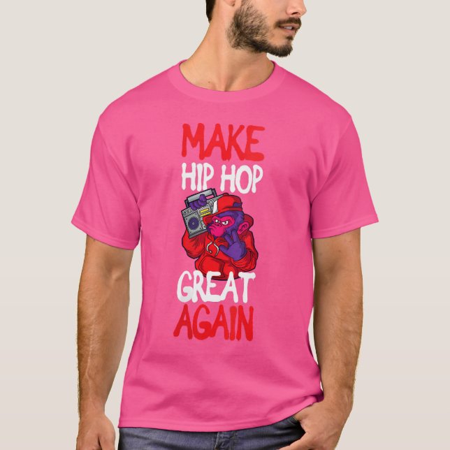 Camiseta Las Mujeres Hacen El Hip Hop Grande De Nuevo (Anverso)