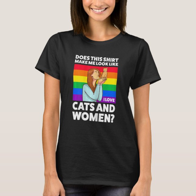 Camiseta Las mujeres hacen esto gatos de amor y las mujeres (Anverso)