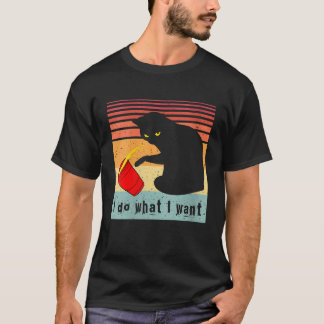Camiseta Las Mujeres Hacen Lo Que Quiero Que Vintage Black 