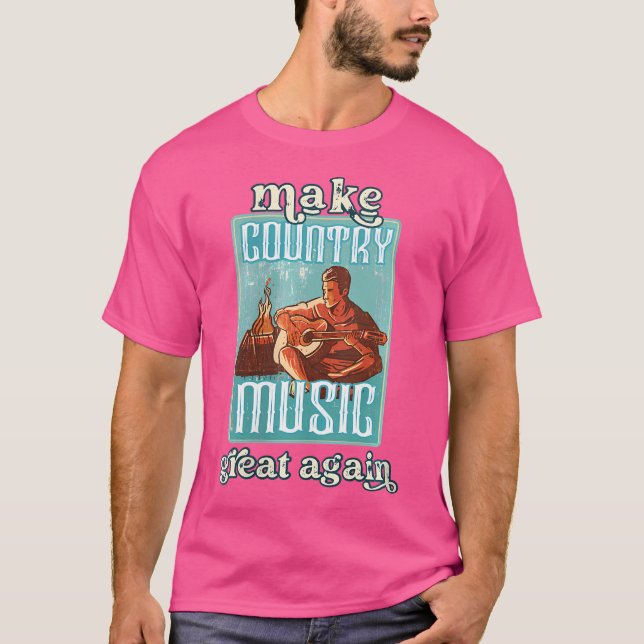 Camiseta Las mujeres hacen que la música country sea grande (Anverso)