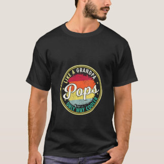 Camiseta Las Mujeres Hombres Se Golpean Como Un Abuelo, Y L