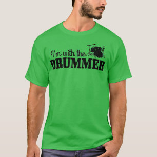 Camiseta Las mujeres Im con el tambor tambor tamborilero