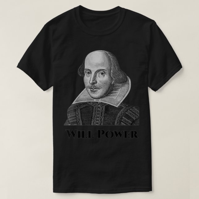 Camiseta Las mujeres le darán poder a William Shakespeare P (Diseño del anverso)