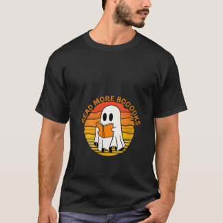 Camiseta Las mujeres leen más libros Fantasma leyendo remat