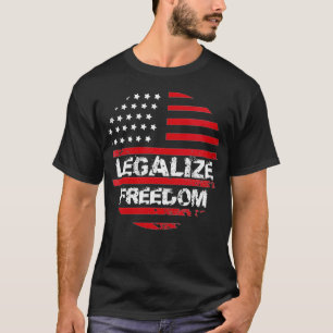 Camiseta Las mujeres legalizan la libertad a favor de la Co