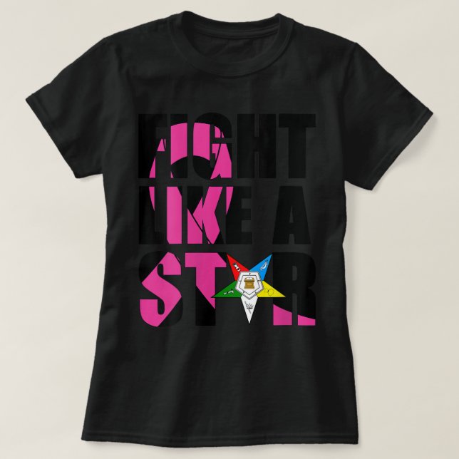 Camiseta Las Mujeres Luchan Como Una Hermana Estrella De OE (Diseño del anverso)