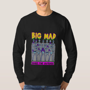 Camiseta Las Mujeres Mad Mad Npc Meme Gray People Enfrentan