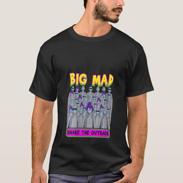 Camiseta Las Mujeres Mad Mad Npc Meme Gray People Enfrentan (Anverso)