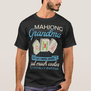 Camiseta Las mujeres Mahjong Shirt se divierten con los jue