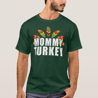Camiseta Las mujeres mami Turkey Thanksgivi