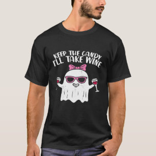 Camiseta Las Mujeres Mantienen A Candy Ill Tomar El Espírit