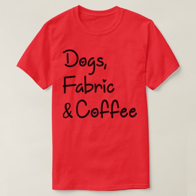 Camiseta Las mujeres mastican y afilan perros, tejidos y ad (Diseño del anverso)