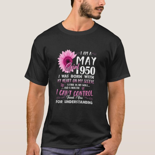 Camiseta Las Mujeres Mayo Chica 1950 71ª Regalo De Cumpleañ (Anverso)