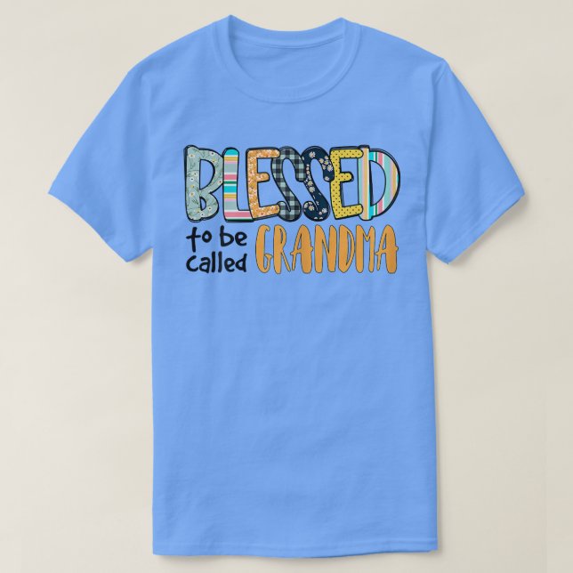 Camiseta Las Mujeres mbDp Bendecidas De Ser Llamadas Abuela (Diseño del anverso)