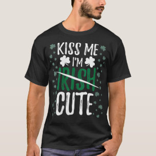 Camiseta Las mujeres me besan, soy irlandés lindo, gracioso