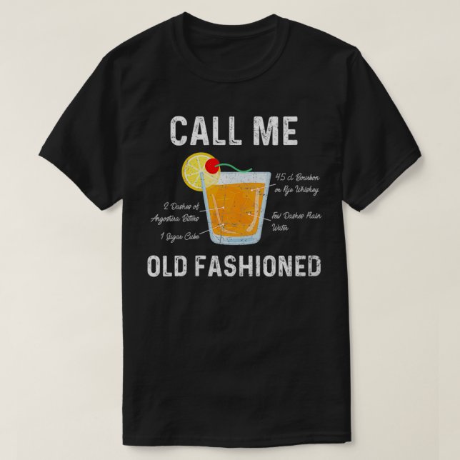 CAMISETA LAS MUJERES ME LLAMAN ANCIANO COCKTAIL BEBER MIX T (Diseño del anverso)