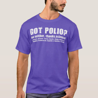 Camiseta Las Mujeres Me Polio Ni Gracias A La Ciencia