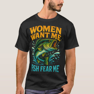 Camiseta Las mujeres me quieren, los peces me temen - Camis