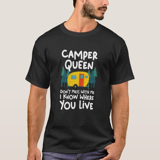 Camiseta Las Mujeres Mejor Camper Reina Fin De Discusión Au (Anverso)