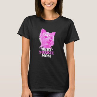 Camiseta Las mujeres mejor Yorkie Mom Yorkshire Terrier Dog
