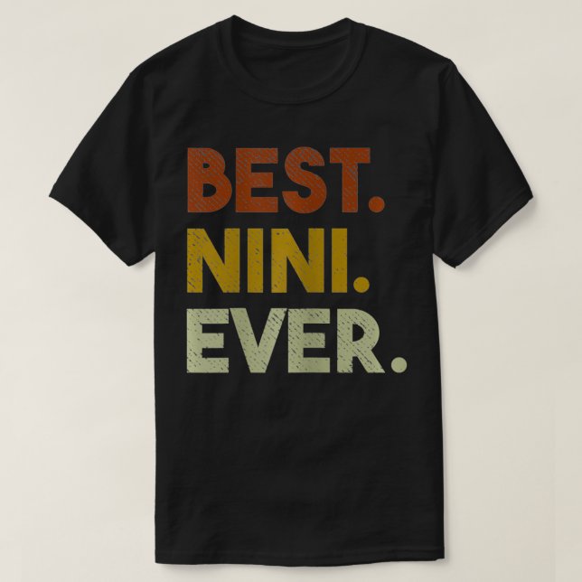 Camiseta Las mujeres mejores regalos de la historia de Nini (Diseño del anverso)