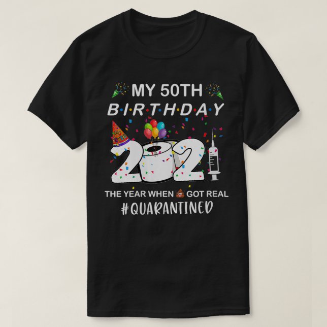 Camiseta Las Mujeres Mi 50 Aniversario 2021 El Año En Que L (Diseño del anverso)