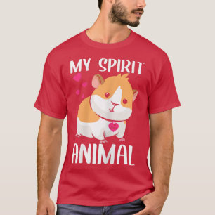 Camiseta Las mujeres mi espíritu Animal Guinea Amo el colla