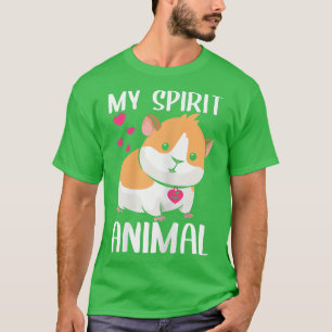 Camiseta Las mujeres mi espíritu Animal Guinea Amo el colla
