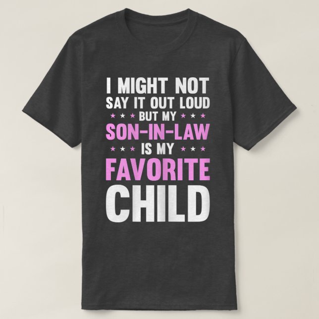 Camiseta Las Mujeres Mi Hijo De Derecho Es Mi Madre Favorit (Diseño del anverso)