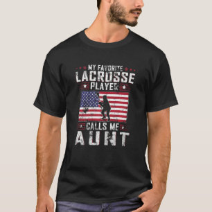 Camiseta Las mujeres mi jugador favorito de Lacrosse me lla