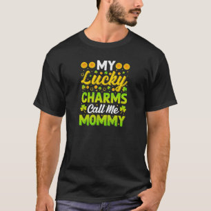 Camiseta Las mujeres mis encantos afortunados me llaman Mom