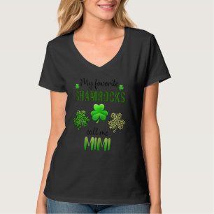 Camiseta Las Mujeres Mis Shamrock Favorito Me Llaman Mimi S