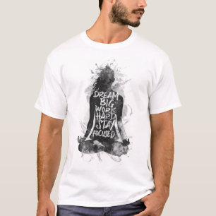 Camiseta Las mujeres modernas de yoga sueñan con un gran tr
