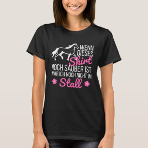 Camiseta Las mujeres montando ropa para caballos