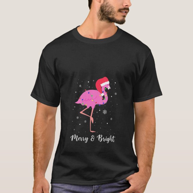 Camiseta Las mujeres moran y brillan flamenco árbol de Navi (Anverso)