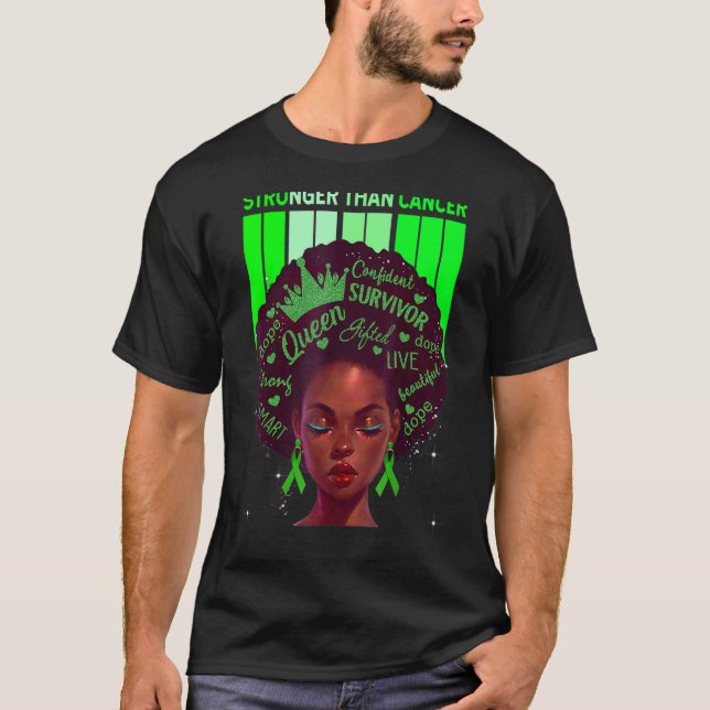 Camiseta Las mujeres negras reina más fuerte que las gres d (Anverso)
