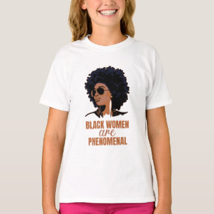 Camiseta Las mujeres negras son fenomenales