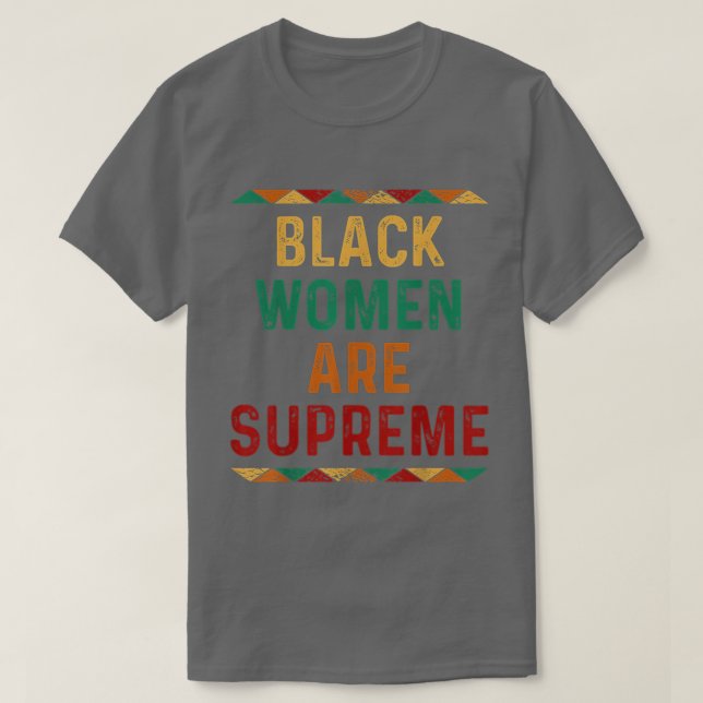 Camiseta Las mujeres negras son supremas Justicia Jackson s (Diseño del anverso)