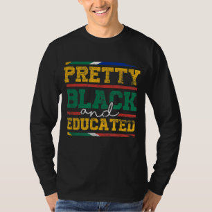 Camiseta Las mujeres negras y educadas de bonito dan histor