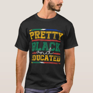 Camiseta Las mujeres negras y educadas de bonito dan histor