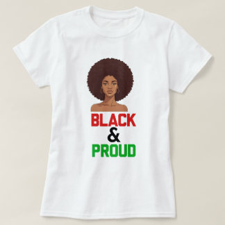 Camiseta Las mujeres negras y orgullosas