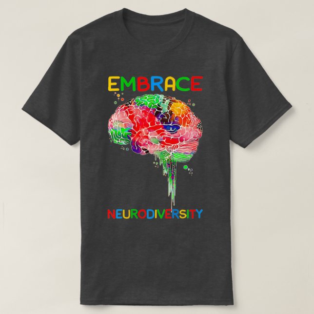 Camiseta Las mujeres Neurodiversidad abrazan los adhd autis (Diseño del anverso)