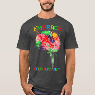 Camiseta Las mujeres Neurodiversidad abrazan los adhd autis