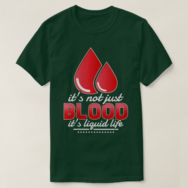 Camiseta Las Mujeres No Es Sólo Sangre, Su Vida Líquida Sí (Diseño del anverso)