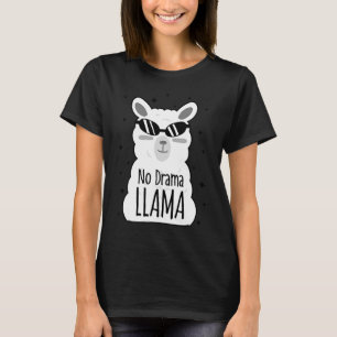 Camiseta Las mujeres no llaman a un drama mantener la alpac