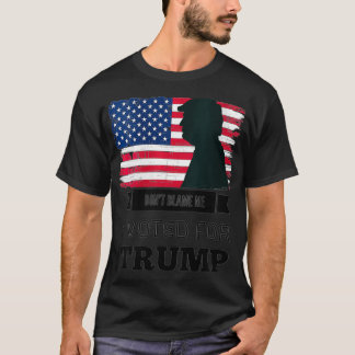 Camiseta Las mujeres no me culpan, yo voté por Trump, aflig