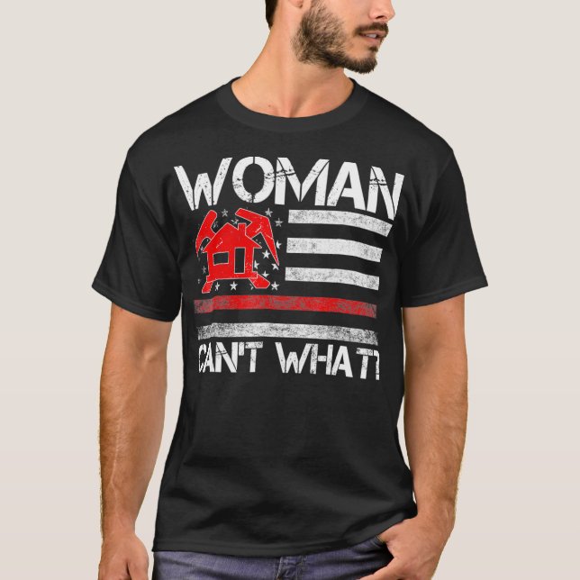 Camiseta Las Mujeres No Pueden Qué Techo (Anverso)